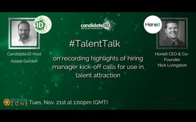 Honeit on TalentTalk with Adam Gordon