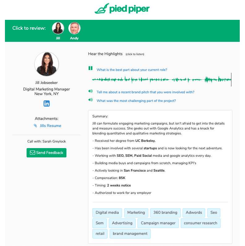 interview technology