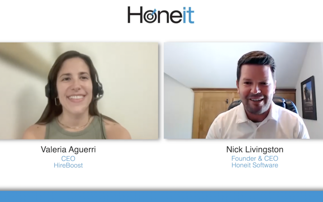 Honeit Talks with Valeria Aguerri, Founder & CEO of HireBoost